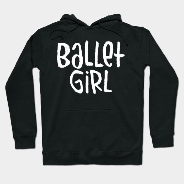 Ballet Dance Mom, Typography Ballet Mom Hoodie by badlydrawnbabe